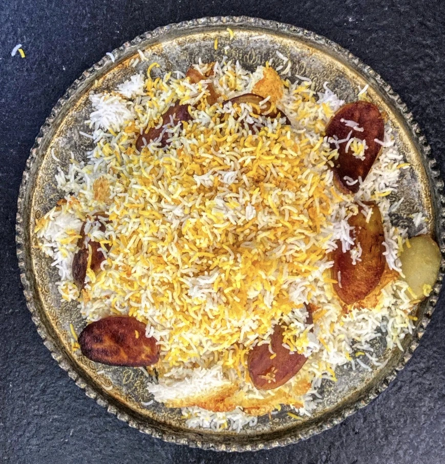 Voir la vidéo riz au safran et tahdig - Épices de Perse