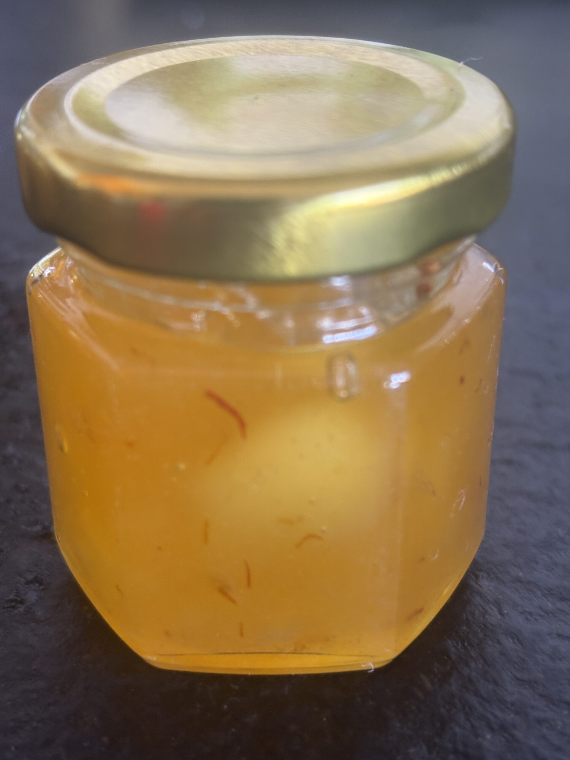 Confiture de poire au safran